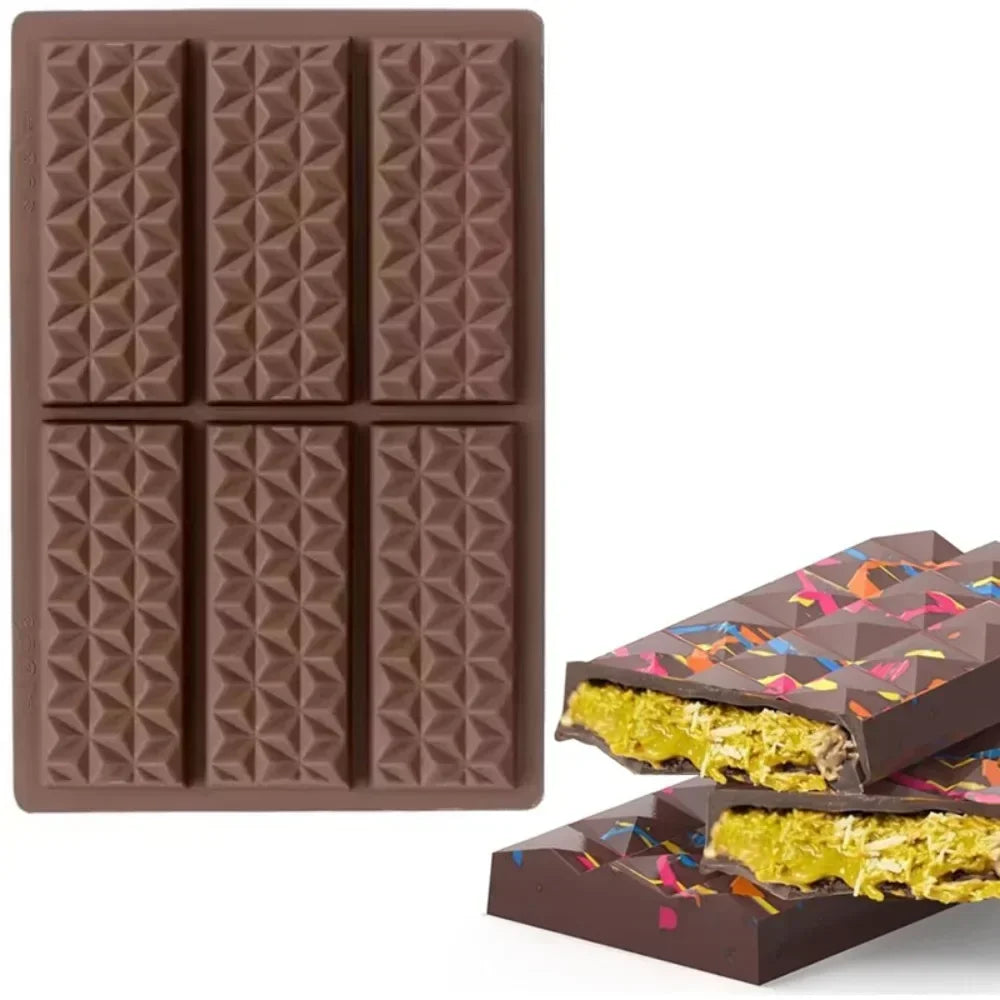 Silicone Chocolate Mold Break Apart Protein Candy Mould 3D DIY Biscuit Baking Tools Cake Decorating Mold - YH1165