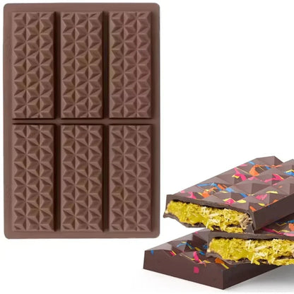 Silicone Chocolate Mold Break Apart Protein Candy Mould 3D DIY Biscuit Baking Tools Cake Decorating Mold - YH1165