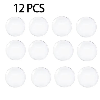 Door Knob Wall Shield Clear Soft Rubber Door Stopper Door Handle Bumper Mute Stickers Wall Protector Muffler Pad Protective P