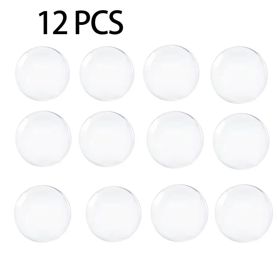 Door Knob Wall Shield Clear Soft Rubber Door Stopper Door Handle Bumper Mute Stickers Wall Protector Muffler Pad Protective P