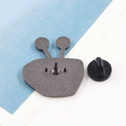 Cartoon Tv Tenna Brooch Role-Playing Game Deltarune Metal Badge Cute Anime Fashion Pin Backpack Clothing Accessories