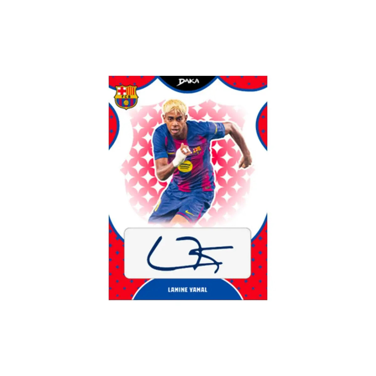 Daka Messi Mbappe Yamal Football Collection Card 2025-2026 Real Madrid Barcelona Manchester Juventus Ale Milano Star Player C