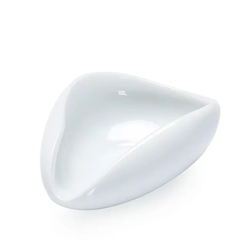 Coffee Bean Measuring Cup Ceramic Weighing Tray Coffee Powder Dosage Tray Suitable for Home Cafe Simple Coffee Tray Accessori