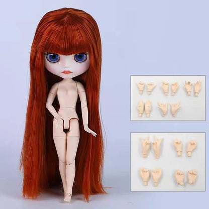 ICY DBS blyth doll 1/6 bjd toy joint body white skin shiny & matte face 30cm on sale special price toy gift anime doll - matt