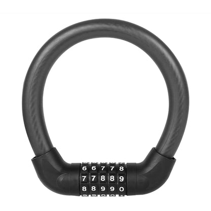 5-Digit Combination Bike Lock - Heavy-Duty Universal Bicycle Lock for Mountain Bike/Scooter/&Motorcycles - Anti-Theft Protect