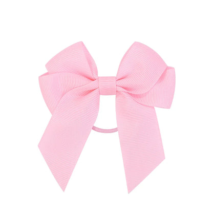 3.15inches Solid Color Hair Ribbon Hair Band for Girls Toddler Cheer Up Bows Head Rope Kids Headwear Ponytail Hair Accessorie