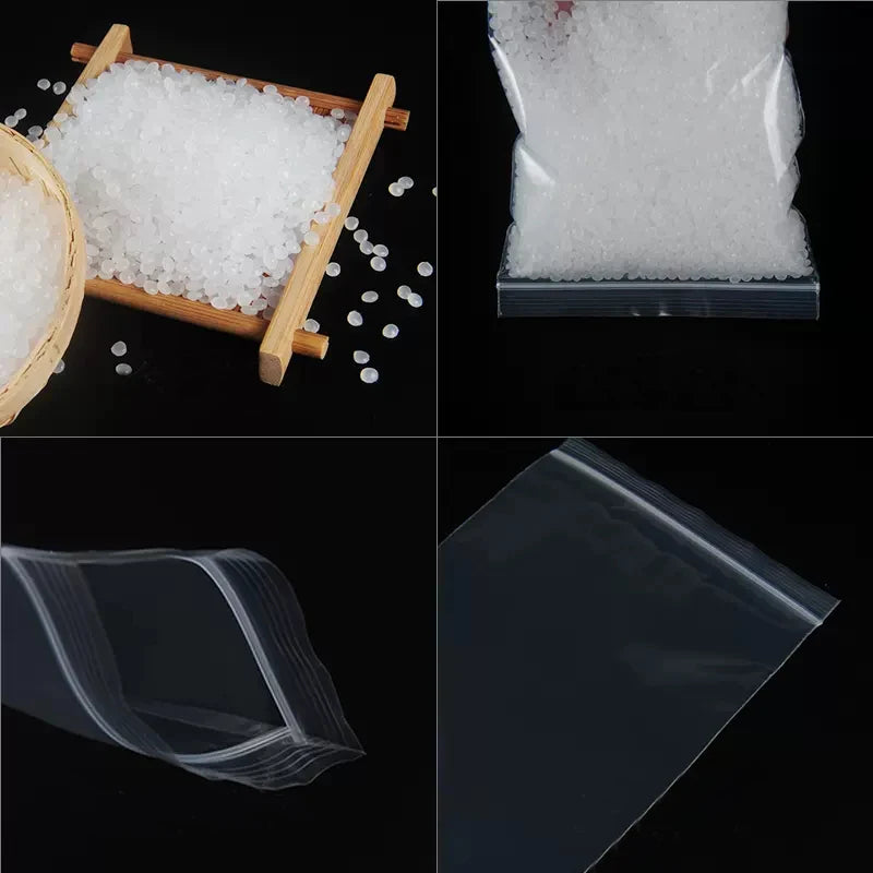 Clear Thick Zip Lock Ziplock Storage Bags Heavy-Duty Transparent Plastic Zip Package Small Jewelry Packing Reclosable Poly Po