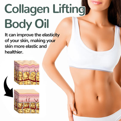 OceAura Collagen Body Oil Tighten Skin Elasticity Increased Moisturizing Body Smooth Non-greasy Rosemary After Shower Body Oi