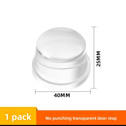 Transparent Silicone Door Stopper No Drill Anti Bump Pad for Office Home Safety Protection Dodgers Door Stop Home Improvement