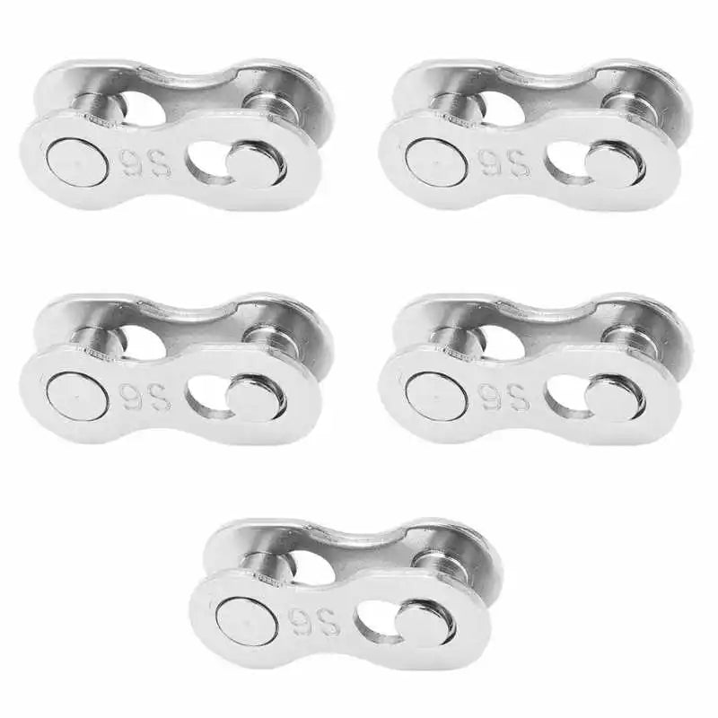 5pair 1/6/7/8/9/10/11/12 Speed Bicycle Chain Connector Lock Quick Link Road Bike Buckle Joint Buckle Master Cycling Parts - 9