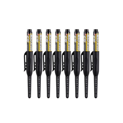 4-40Pcs White/Black/Blue/Red 45mm Deep Hole Marker Pens Long Nib Head Carpenter Pen Waterproof for Measuring Woodworking Offi