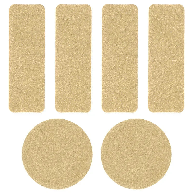 6pcs Sports Shoe Patches for Damaged Side Edges Inner Lining & Heel Wear - Shoe Repair Stickers for Extended Footwear Life - 