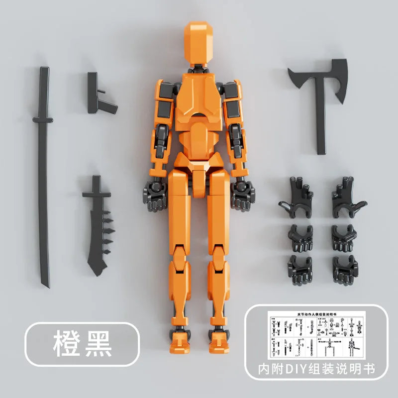3D Printed Mannequin Action Figures Toys Dummy 13 Shapeshift Robot Multi-Jointed Movable Kids Adults Parent-children Games Gi