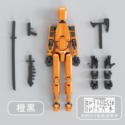 3D Printed Mannequin Action Figures Toys Dummy 13 Shapeshift Robot Multi-Jointed Movable Kids Adults Parent-children Games Gi
