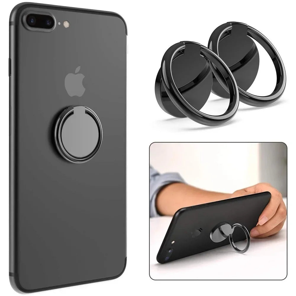 Universal Finger Ring Holder Stand Mobile Phone Luxury Rotatable Phone Back Sticker Holder for IPhone Samsung Xiaomi
