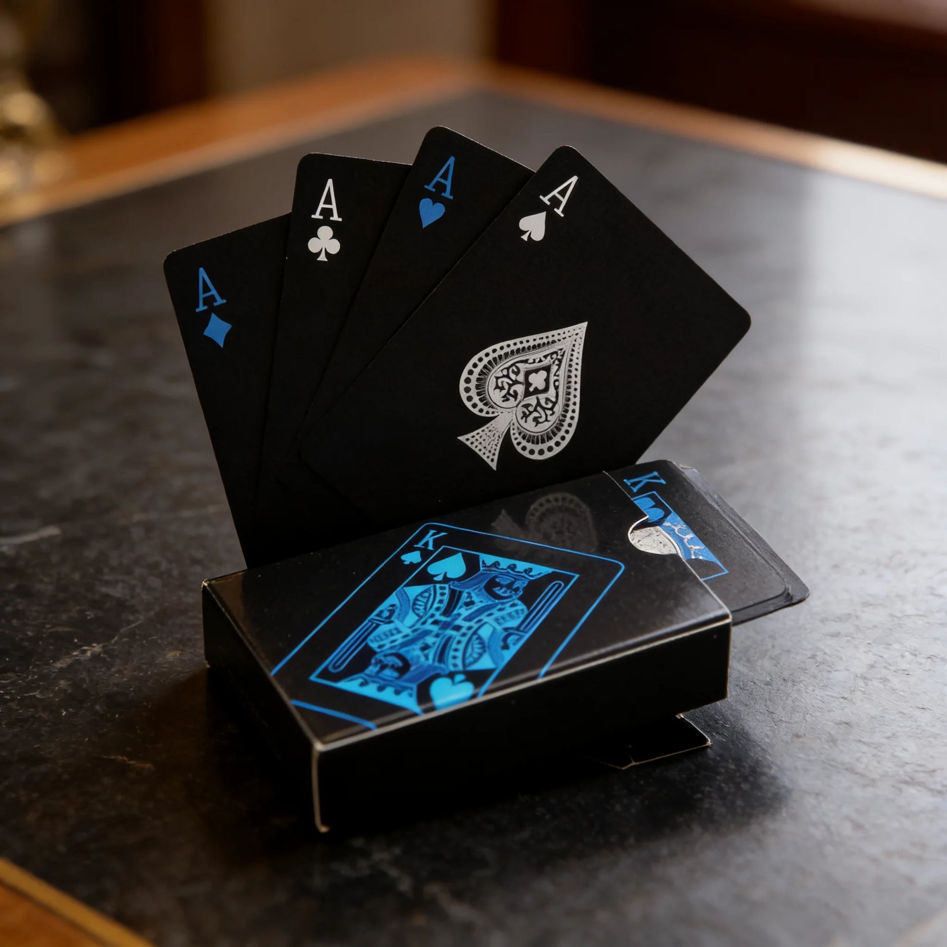 Playing Cards Game Poker Cards board child kid toy Waterproof Plastic PVC black blue red yellow green deck card high-end clas