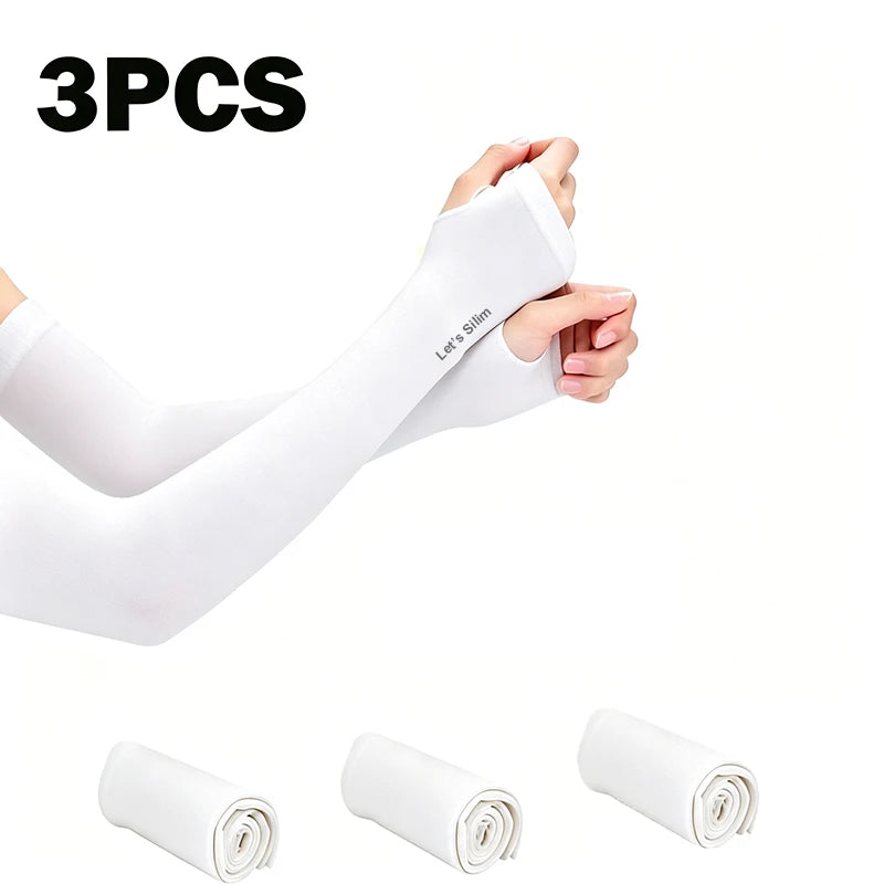 3/5PCS Arm Sleeves for Sun Protection Men's and Women's Elbow Sleeves for Outdoor Sports UV Protection Arm Sleeves