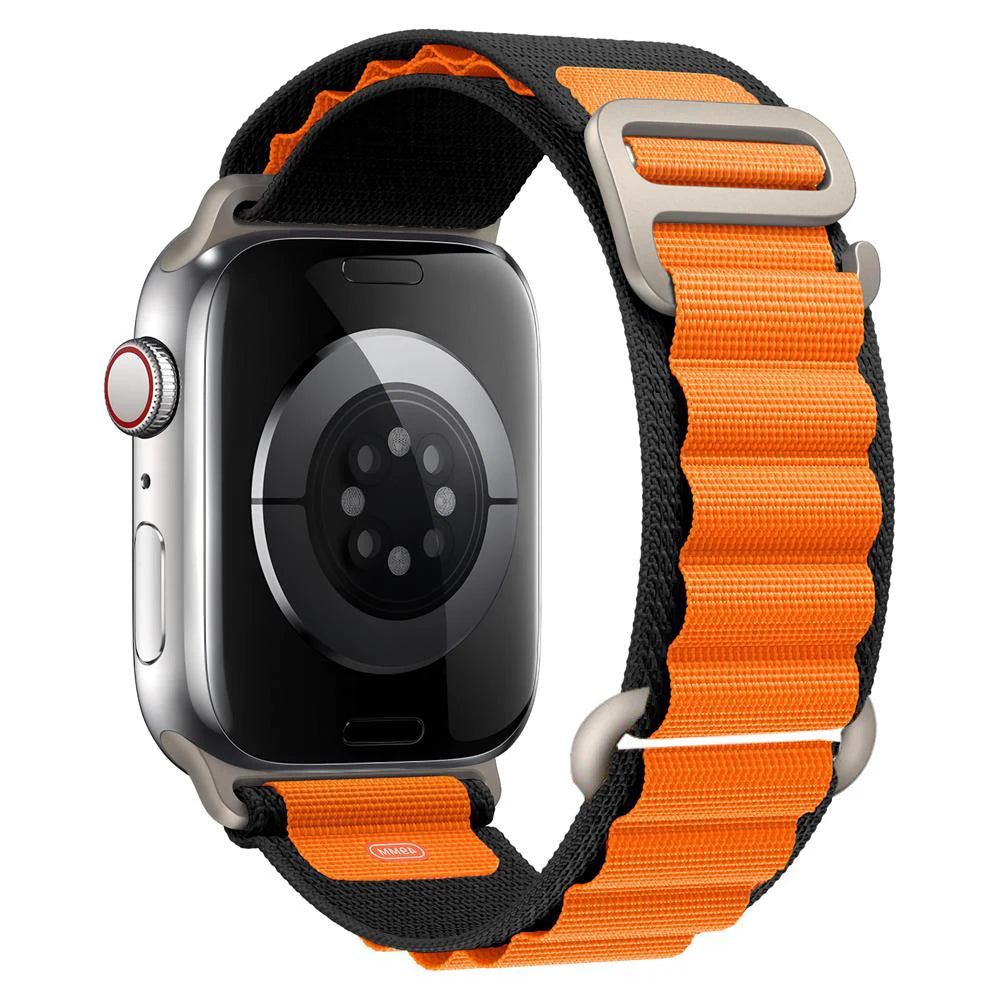 for Apple watch Straps 45mm 46mm 49mm 42mm iwatch Band 44mm 40mm Nylon Alpine bracelet correa Series 10 9 8 7 6 11 SE Ultra 2