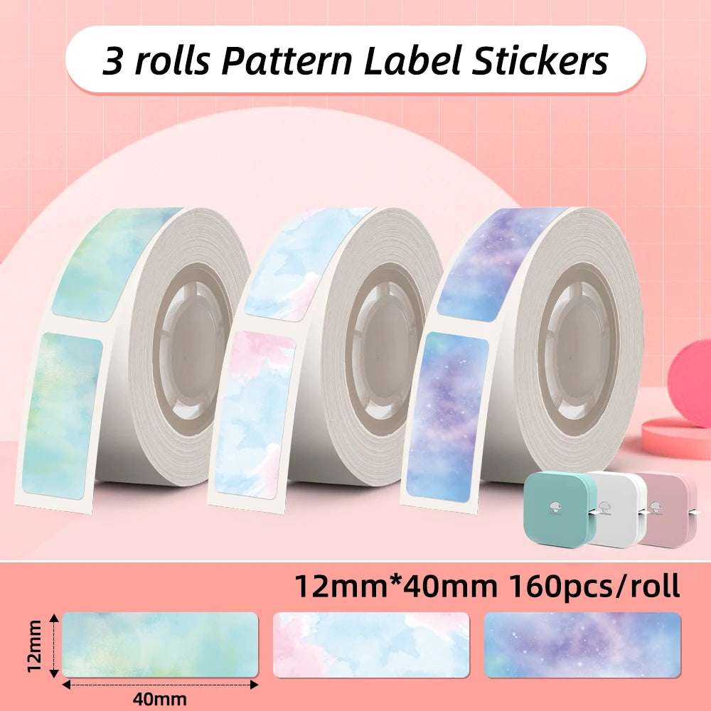 Phomemo Q30 Label Printer Mini Printer Pocket Thermal Label Maker Wireless Sticker Pocket Portable Printer Various Label Pape