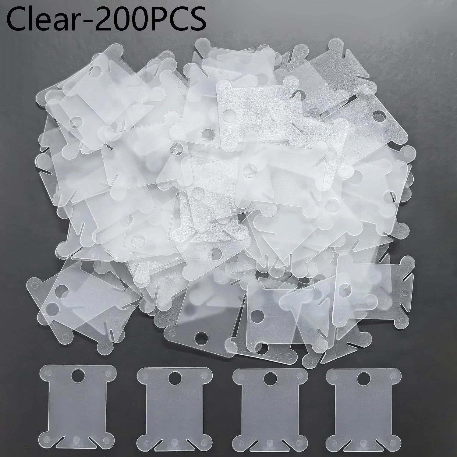 50/100Pcs Plastic Floss Bobbins Set Embroidery Floss Organizer Bobbin Winder Craft DIY Sewing Storage Thread Organizer Holder