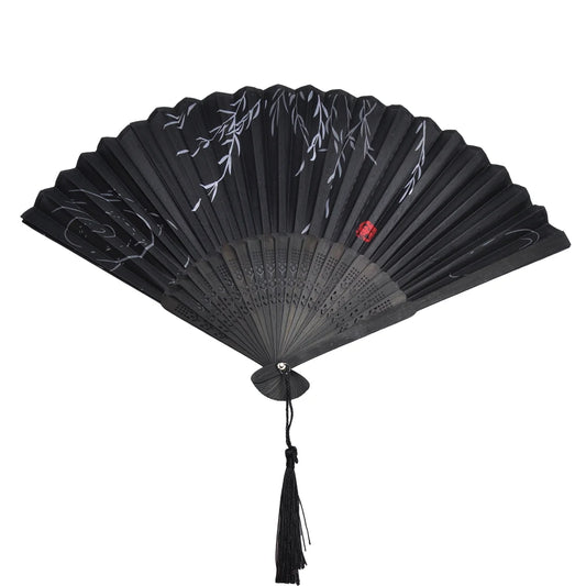 Folding Hand Fan Weddings Traditional Chinese Japanese Korean Art Craft Gift Bamboo Room Dance Props Wood Fans Home Decoratio