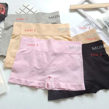 4pcs Safety Female Panties Pants For Women Seamless Body Shaping Casual Short Ladies Boxer Briefs Boyshorts Cotton Underwear 