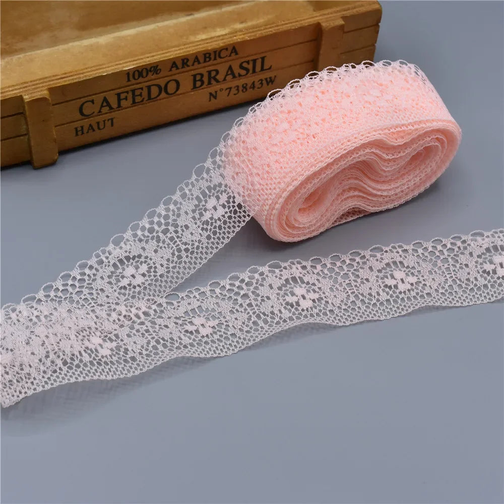 Lace Trim, 10 Yards High Quality Lace Tape, 40MM Wide Embroidered Trim for Sewing, DIY Crafts, Scrapbooking Projects, Gift Wr