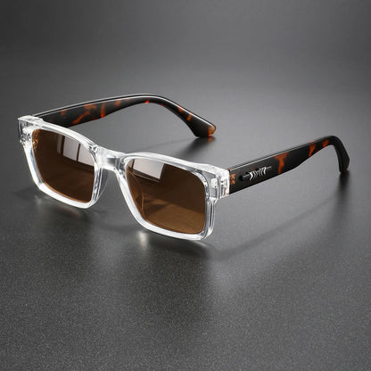 Retro Punk Fashion Sunglasses - Square Protective Frame, UV400 Unisex for Outdoor Adventures & Casual Style - C7