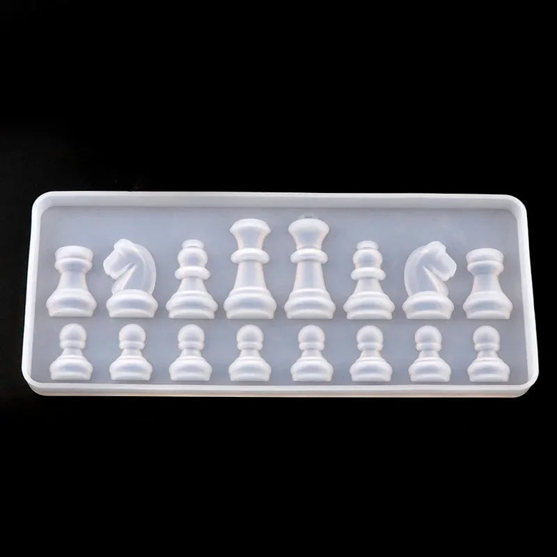 Silicone Mold, Chess Shape Silicone Mold, Resin Mold for Jewelry, Epoxy Resin Mold, Clay Molds for DIY Projects, Flexible Mol