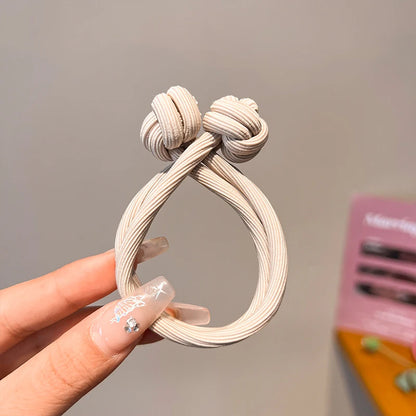 Simplicity Stretch Rubber Hair Ties for Women High Elasticity Fashion Girl Head Rope Scrunchie Hair Accessories - 07