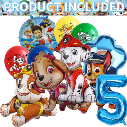 PAW Patrol Birthday Party Decor Tableware Tablecloth Plates Cup Balloons Baby Shower PAW Patrol Party Supplies Kids Favors Gi