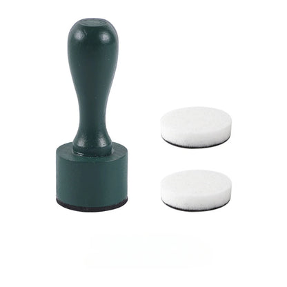 Mini Distress Stamping Tools For Card Making Pad Ink Sanding Disks Medium-Grit Sandpaper For Scrapbooking Craft Card - green