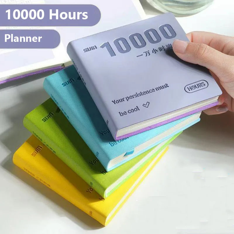 Self-Discipline Checklist Notepad Pocket Diary 10000 Hours Journal Notebooks Note Book Office School Supplies