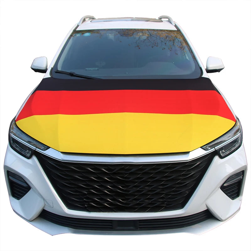 Germany Flag Car Engine Hood Cover Coat of Arms of Germany Flag For Decoration
