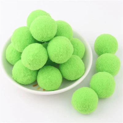 Soft Pompom Fluffy Pompones Plush Craft Pom Poms Ball Furball mini 8mm to 30mm Pompon Christmas Decoration Kids Toys crafts