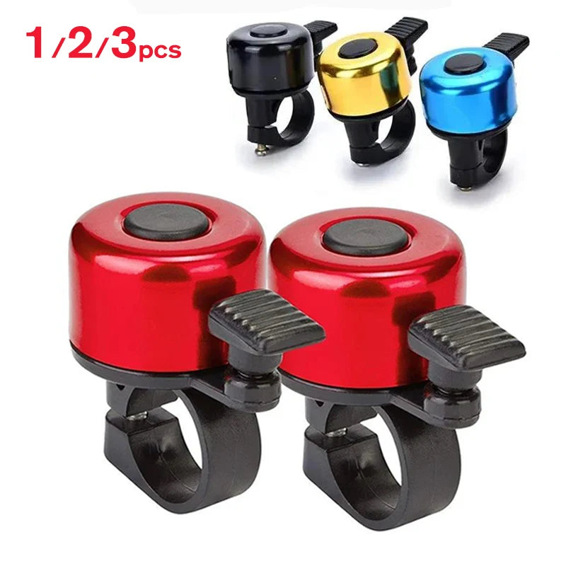 1~3pcs Bicycle Bell Aluminum Alloy MTB Horn Ring Safety Sound Alarm Handlerbar Cycling Warning Alarm Children Bike Accessorie