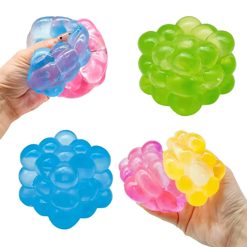 1Pc New three-dimensional candy kneading music adult Stress Relief Squeeze sensory Toys Decompression Simulation Cube Party G