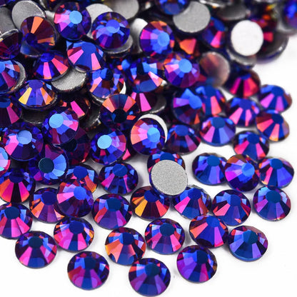 Billow Blue Series Non Hotfix Rhinestones SS6-SS30 Nail Charm Art Flatback Crystals Super Glitter Glass Strass for DIY Craft