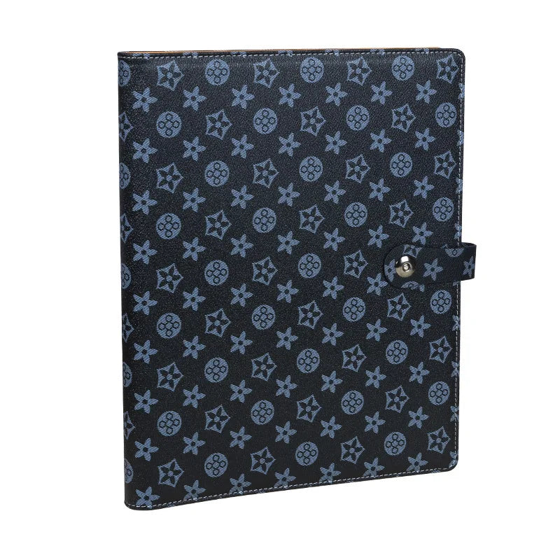 1PC Household ID Storage Book A4 Thickened Pattern ID Storage Bag Cat Eye Buckle Card Bag Storage Book Document Storage Book