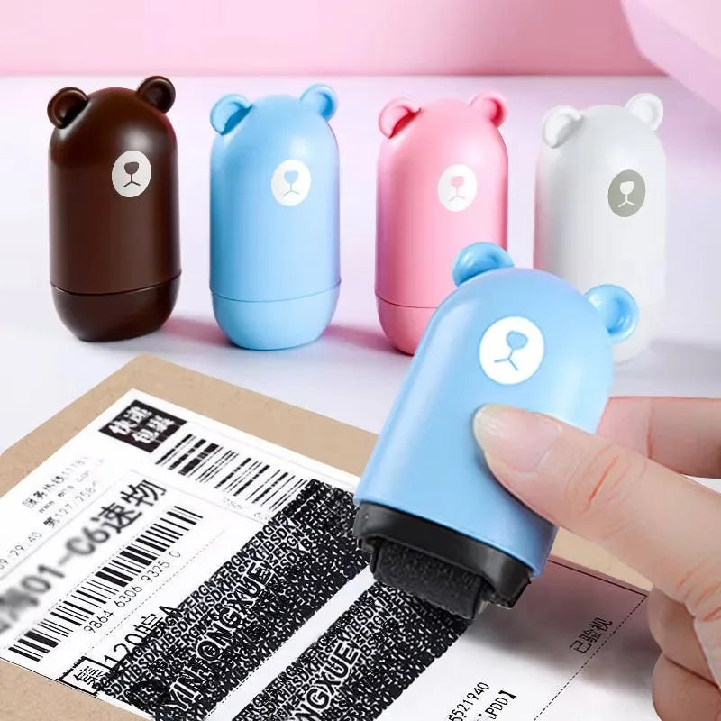 Anti Theft Privacy Confidential Data Security Roller Stamp Guard Seal Protector for Home Office Document Protection