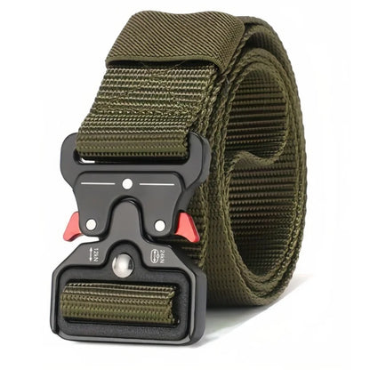 Men's Belt Outdoor Hunting Tactics Belt Multi functional Buckle Nylon Belt Marine Corps Canvas Belt