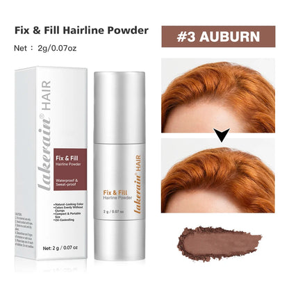 Waterproof Hairline & Root Concealer Pen – Instant Grey Coverage with Easy Blend Powder Stick for Normal Hair - 3AUBURN