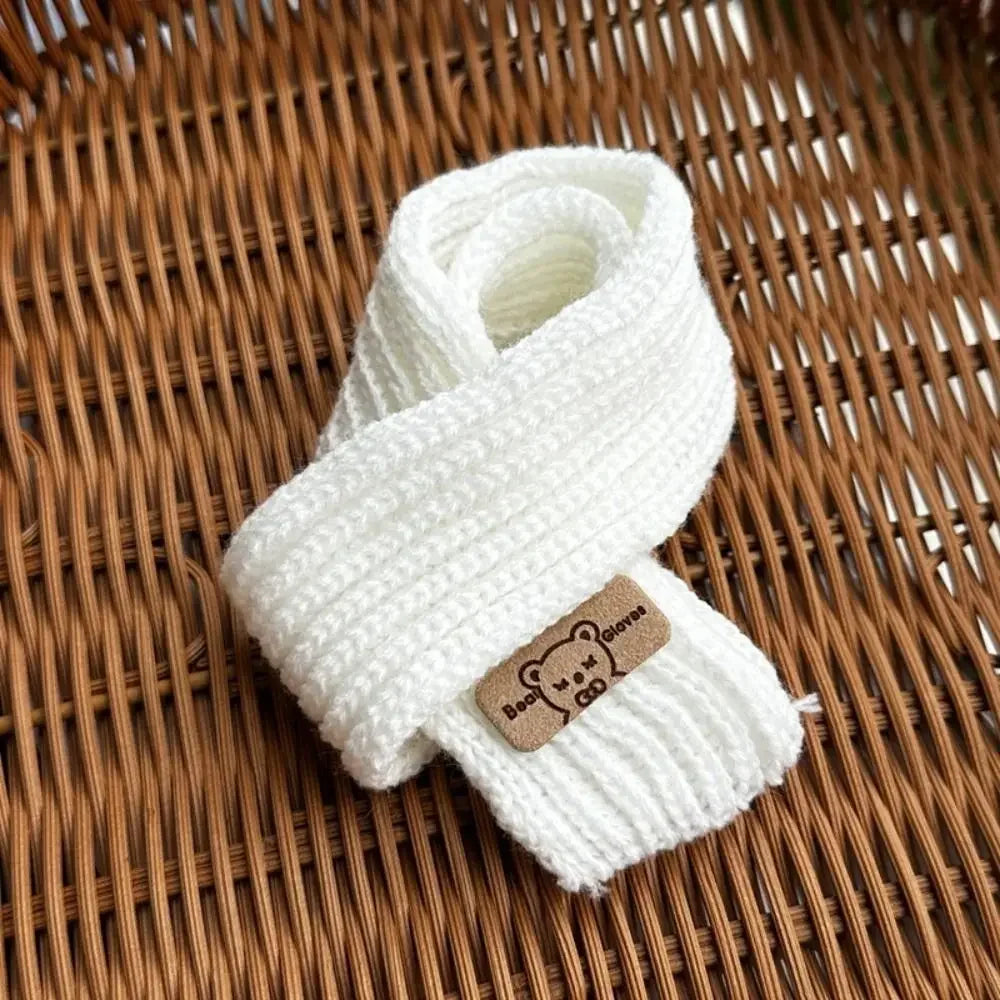 DIY Doll Clothes Casual Wear Scarf 20cm Cotton Doll Knitted Scarf Doll Multi-colors Little Bear Scarves Dolls Accessories - W