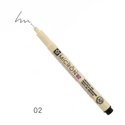 1pcs Sakura Pigma Micron Fine Pen Waterproof Smooth Black Ink Fineliner Drawing Pens Art Sketch Marker Liner Rotulador Tekene