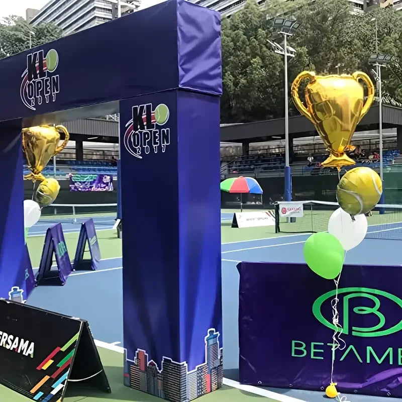 4pcs Champion Trophy Aluminum Balloon Football Basketball Anniversary Birthday Party Decoration