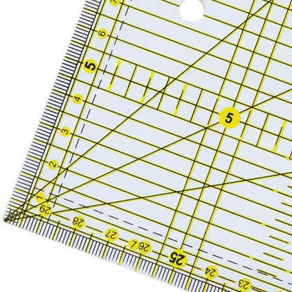 15*30 Quilters Ruler with Double Colored and Grid Lines Patchwork Ruler Acrylic Sewing Ruler for Sewing Quilting Cutting Rule