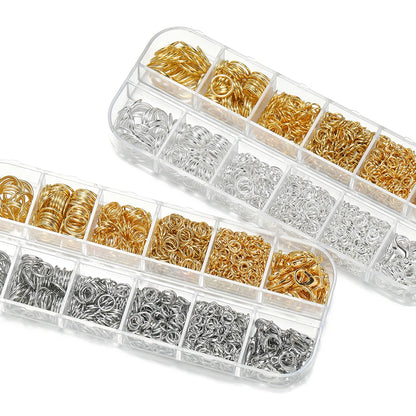 930pcs/Box Jewelry Findings Kits Open Jump Rings Lobster Clasps Hooks Pliers Tweezers for DIY Bracelet Necklace Jewelry Makin