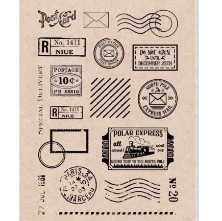 2026 New A6 Clear Stamps Identity Card Design DIY Scrapbook Journal Album Card Making Supplies - only stamp 15