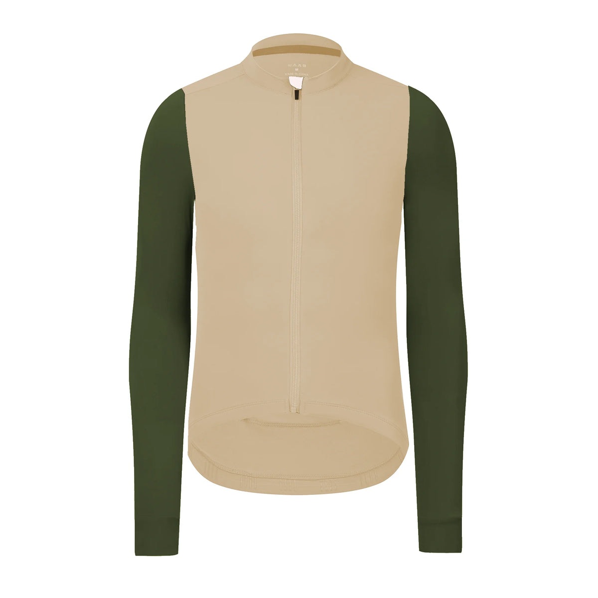 Rsantce 2024 Winter Thermal Fleece Cycling Jersey Top MTB Bike Outdoor Men's Bicycle Clothing Long Sleeve Shirt Uniform - Kha