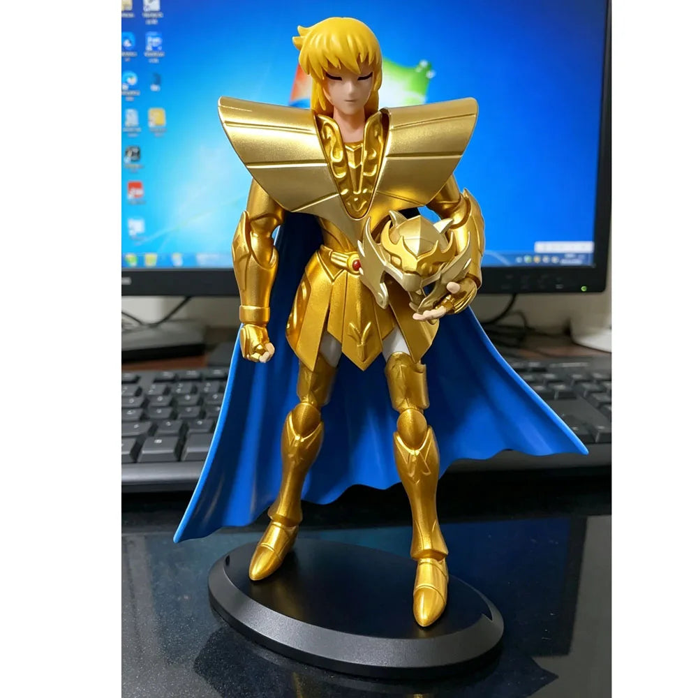 Gold Saint Seiya Figure Saint Sagittarius PVC Action Figure Libra Gemini 18CM Amine Toy Figurine Aixlan - I no box